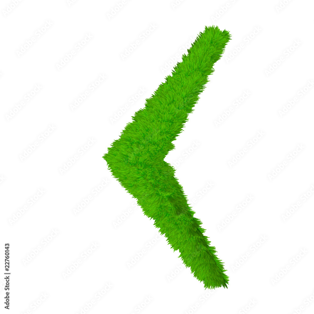 High resolution grass font isolated on white High resolution grass font isolated on white