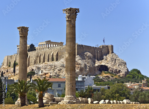 Temple of the Olympian Zeus, Athens, Greece photo
