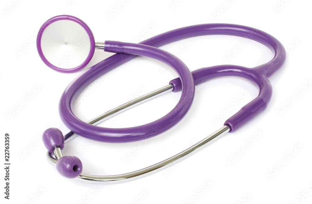 Pruple stethoscope