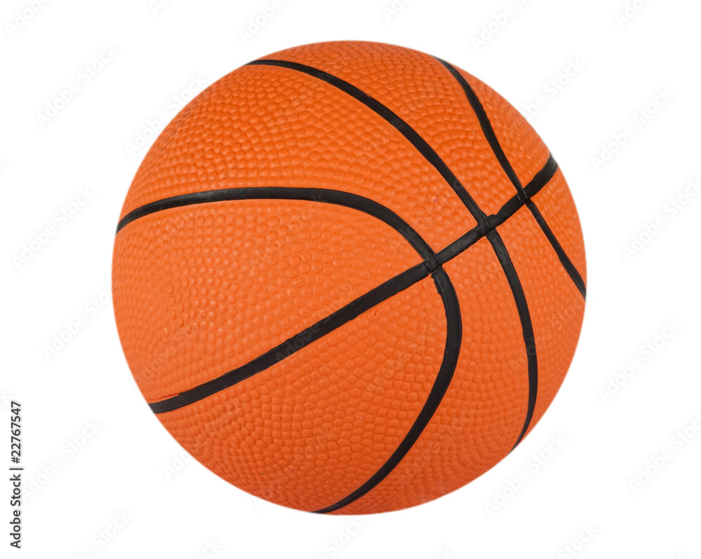 Basketball mit Beschneidungspfad