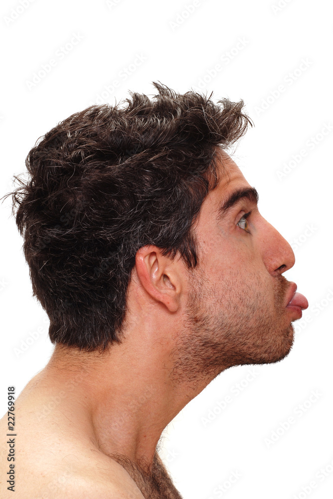 Obraz premium Crazy man