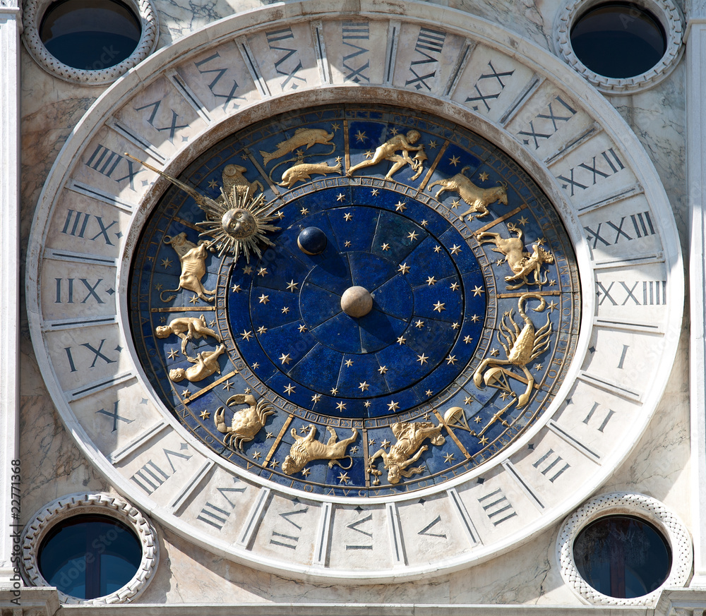 Astronomical clock in Venice, Italy