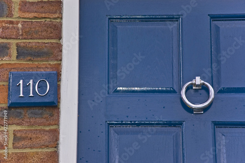 a detail of a british door