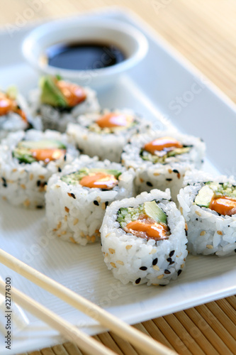 Sushi - Spicy Salmon Roll