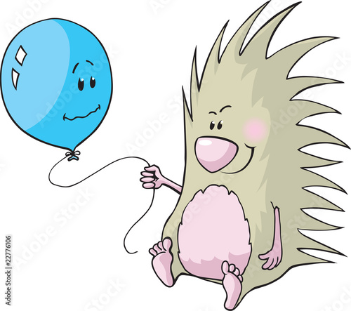 Porcupine and Balloon