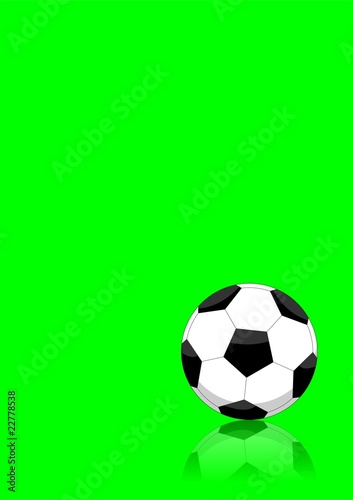 Soccer ball layout
