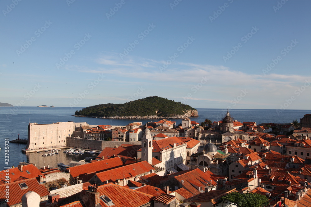 Dubrovnik - an old city on the Adriatic Sea