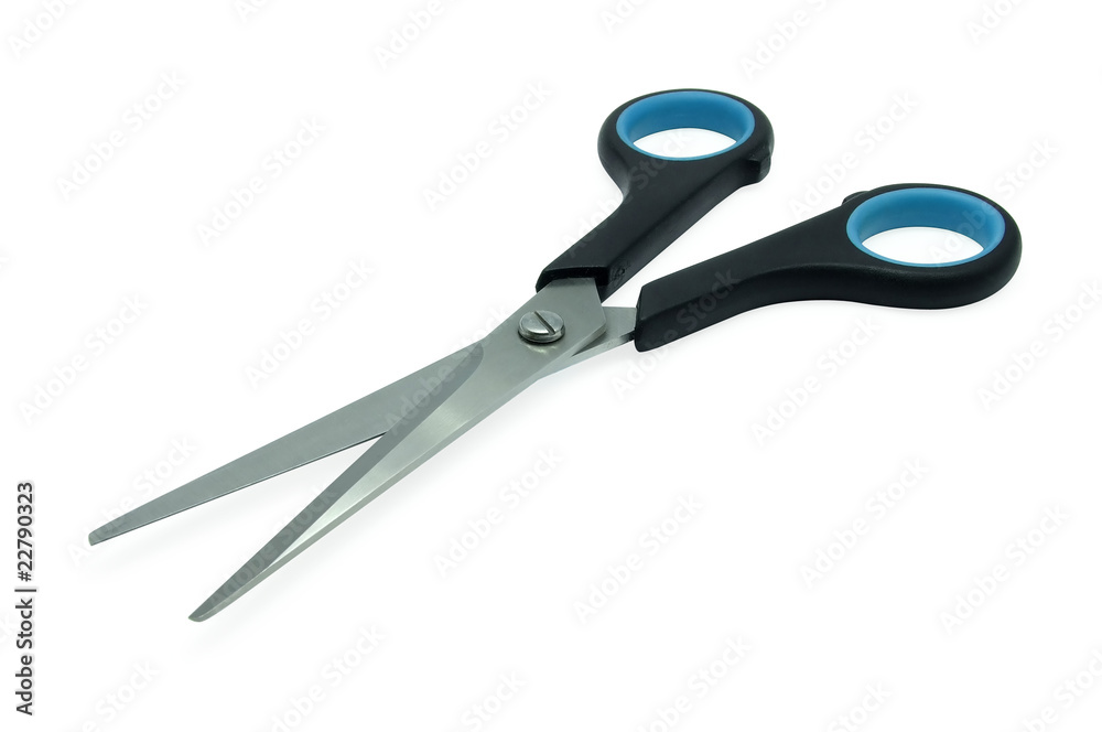 Scissors isolated on the white background Scissors isolated on the white background