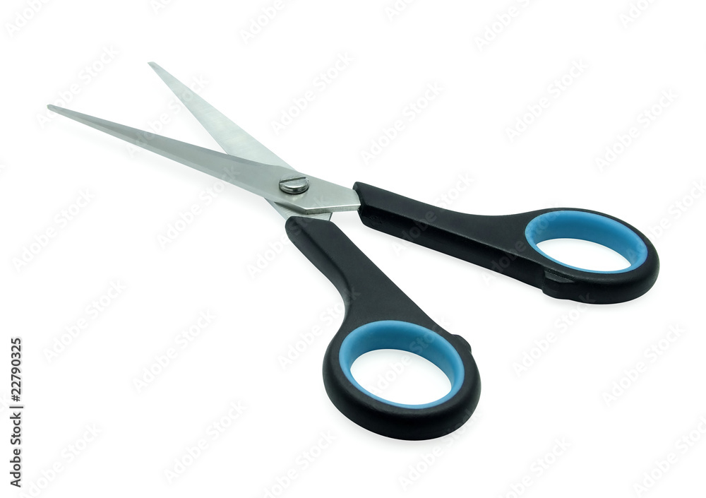 Scissors isolated on the white background Scissors isolated on the white background