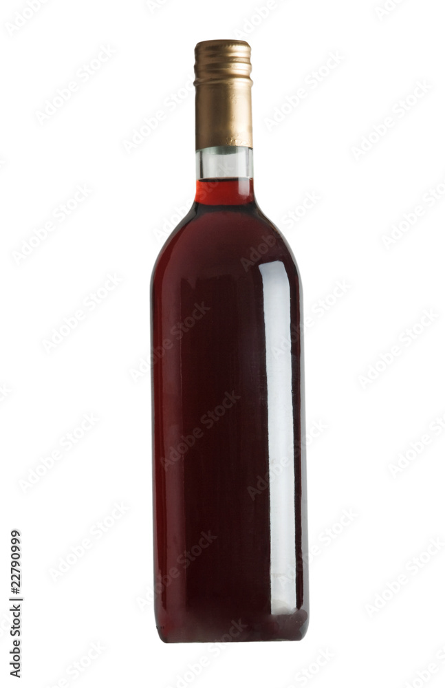 Wine bottle isolated on white background Wine bottle isolated on white background