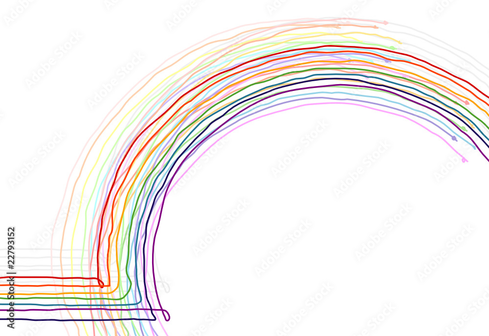 sketchy rainbow