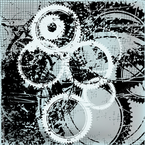 Gears Abstract Background