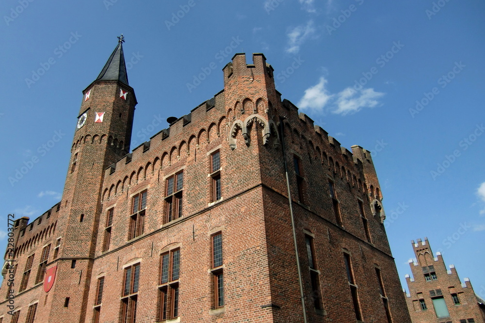 Historischer Stadtkern von Kalkar mit Rathaus Historischer Stadtkern von Kalkar mit Rathaus