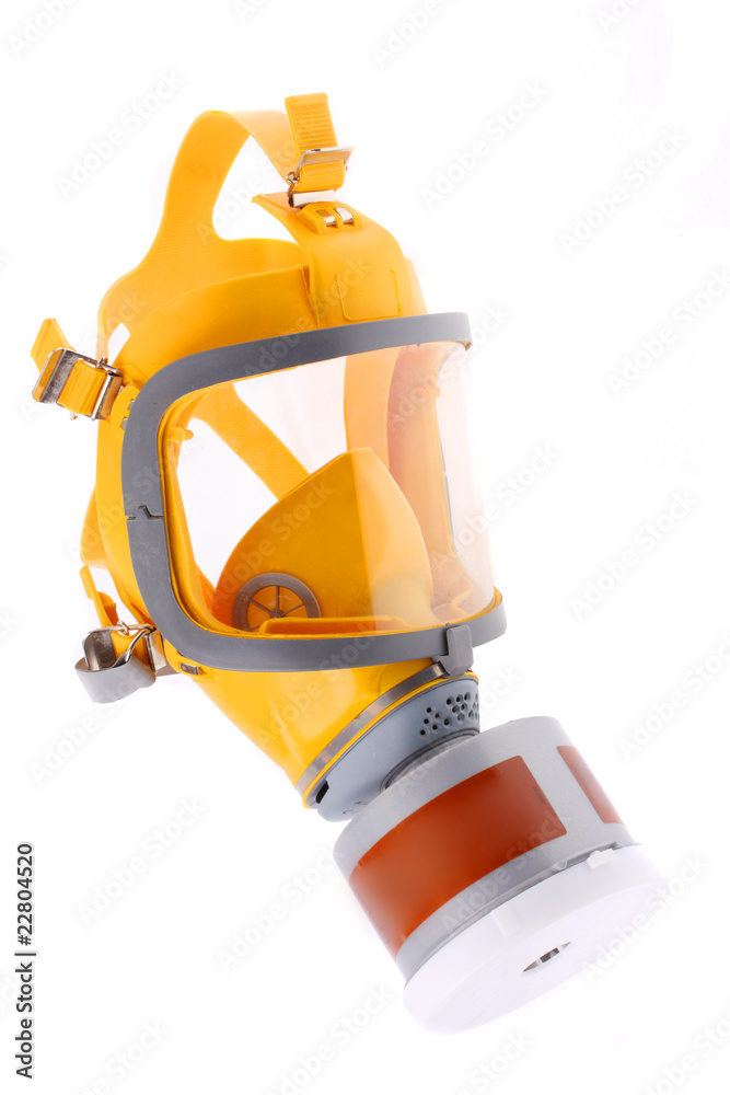 Modern silicone rubber gas mask. Stock Photo | Adobe Stock