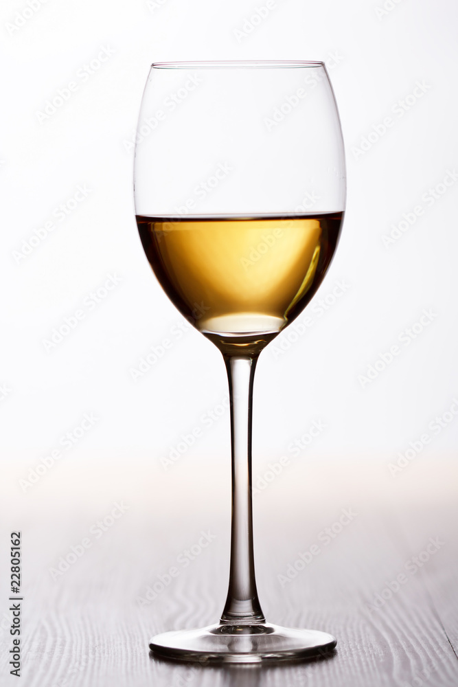 glass of white wine