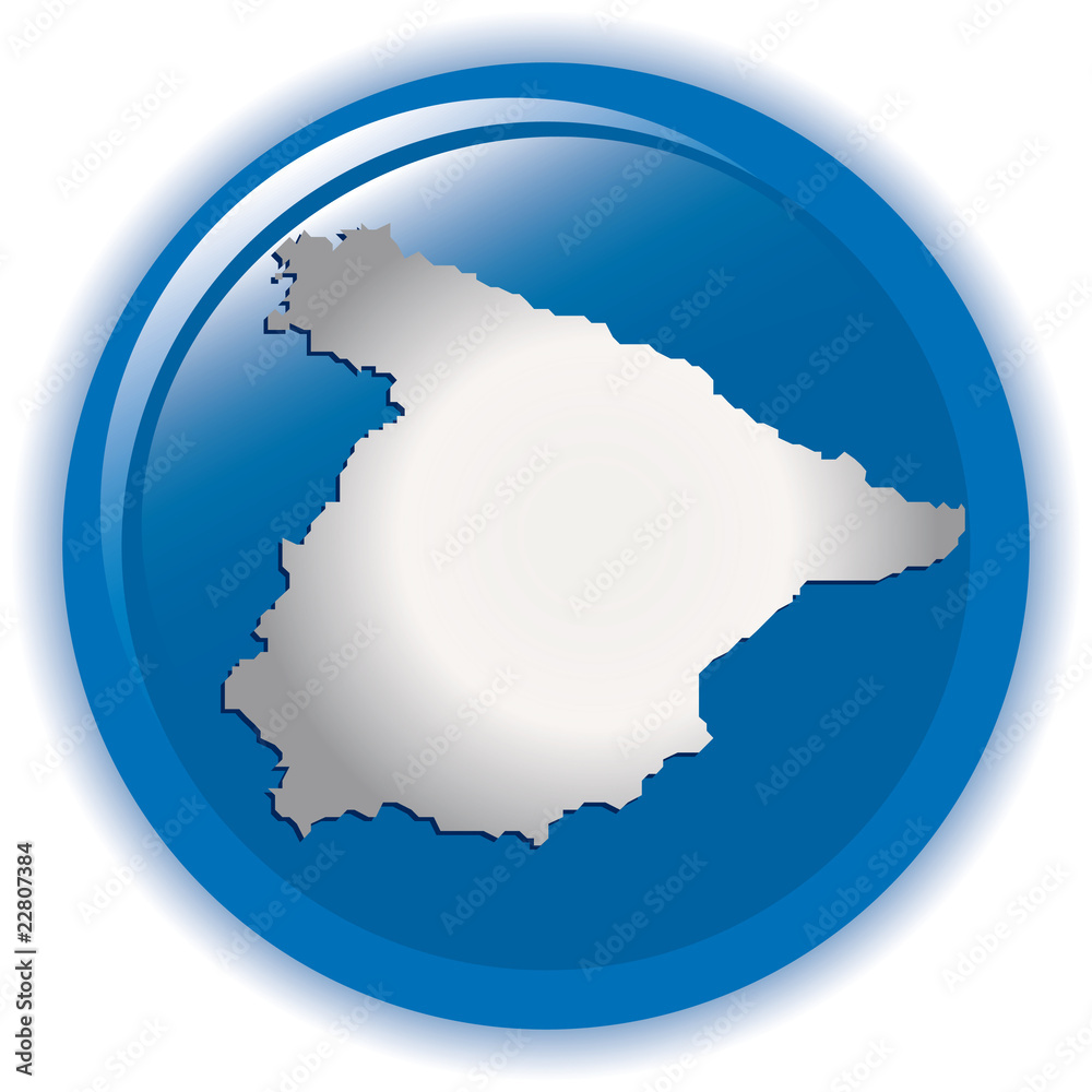 Spain map concept icon web internet vector illustration