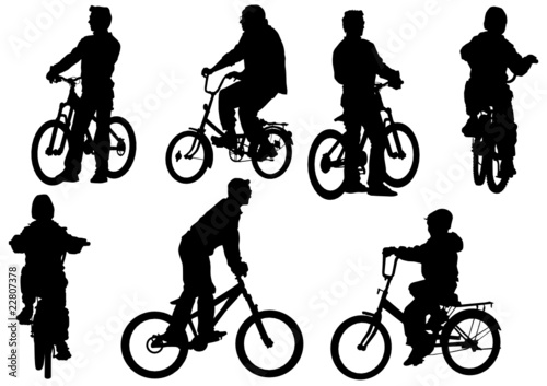 Children cycling