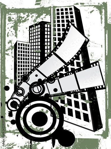 Abstrakter Filmhintergrund