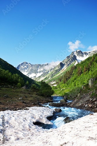 Creek in mountains