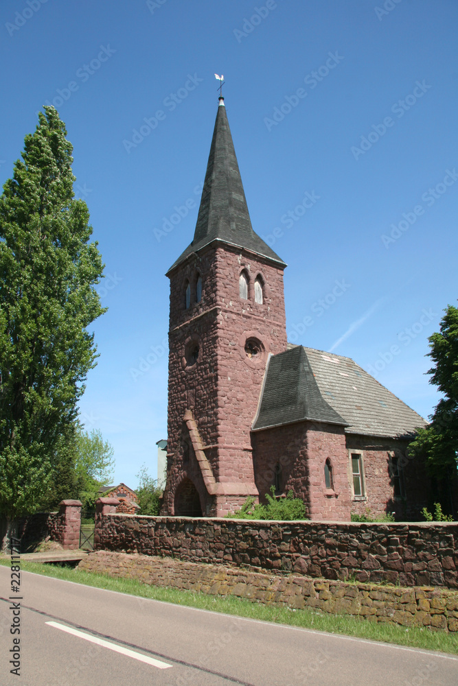 Fototapeta premium Kirche in Zellewitz