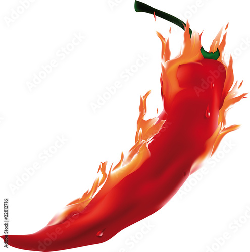 Burning pepper