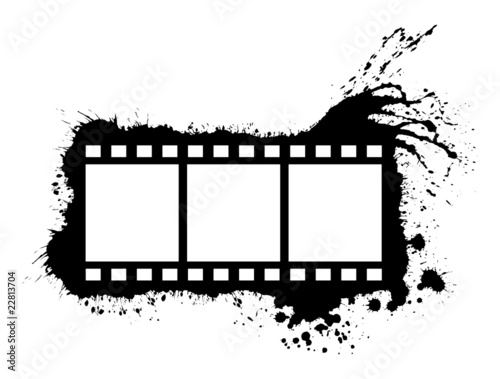 Grunge film strip