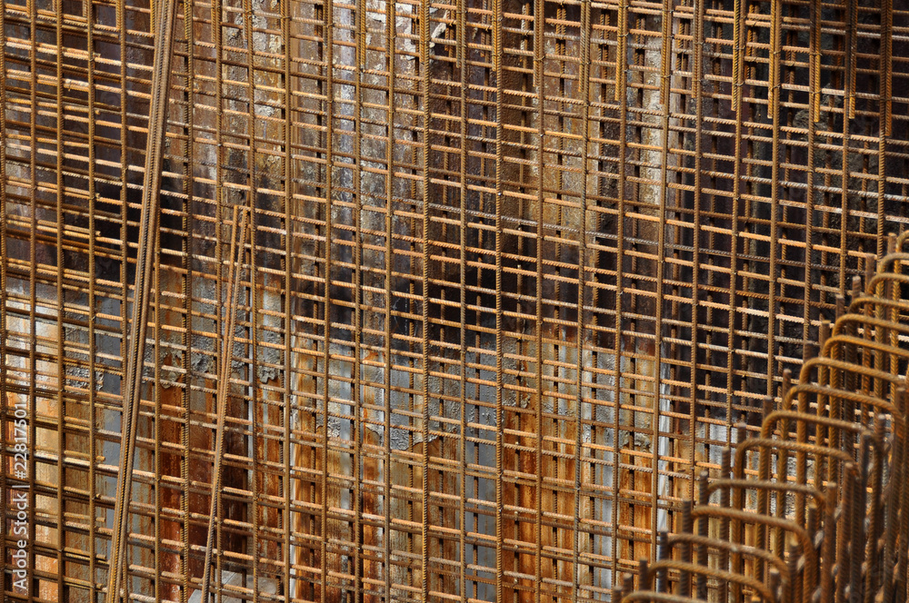 baustahlmatten Stock-Foto | Adobe Stock