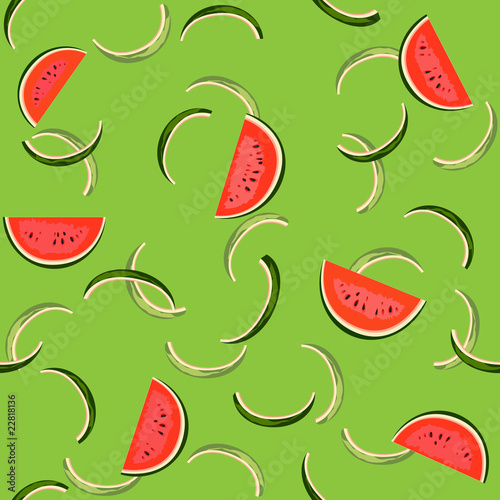 Fototapeta Naklejka Na Ścianę i Meble -  piece of watermelon background