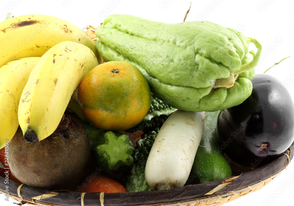 vannerie de fruits et légumes