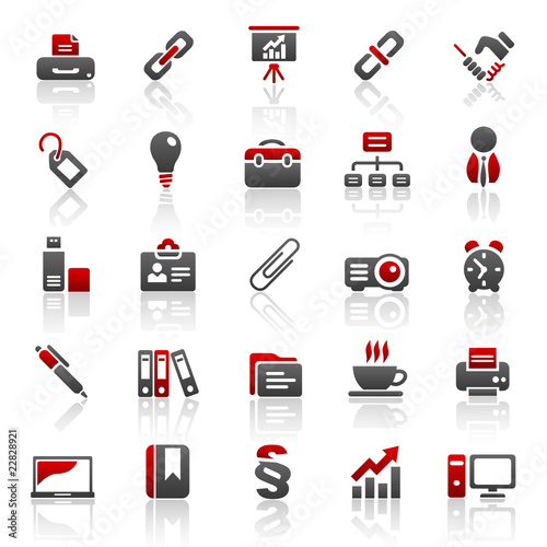 red business icons - set 3