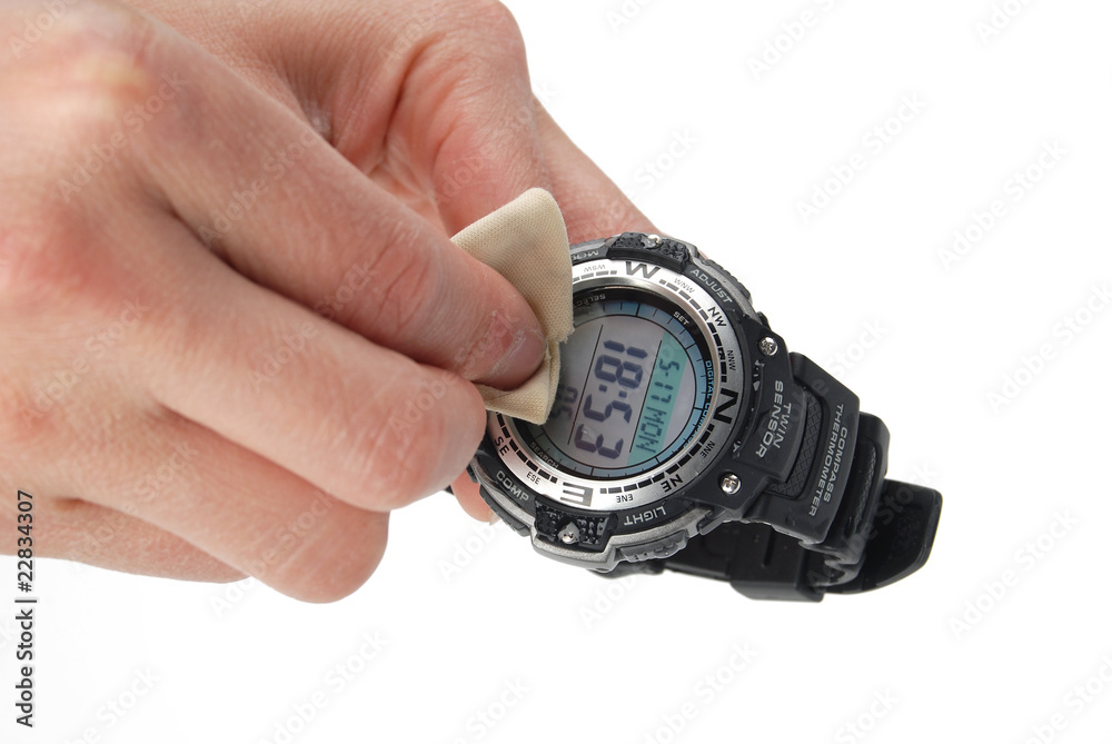 cleaning watch