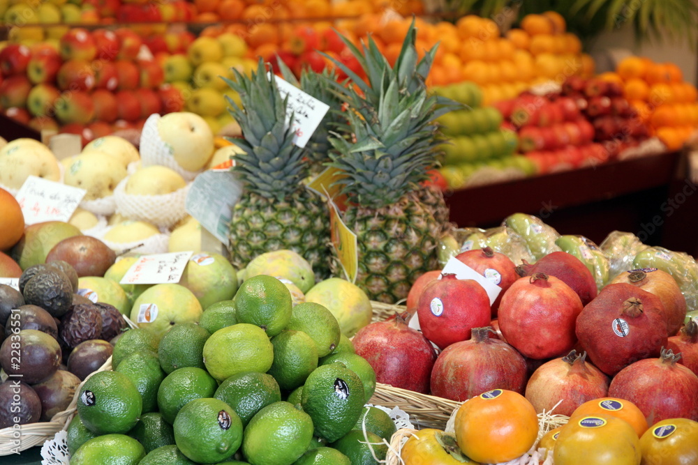 Fruit and vegetable shop in Belgium