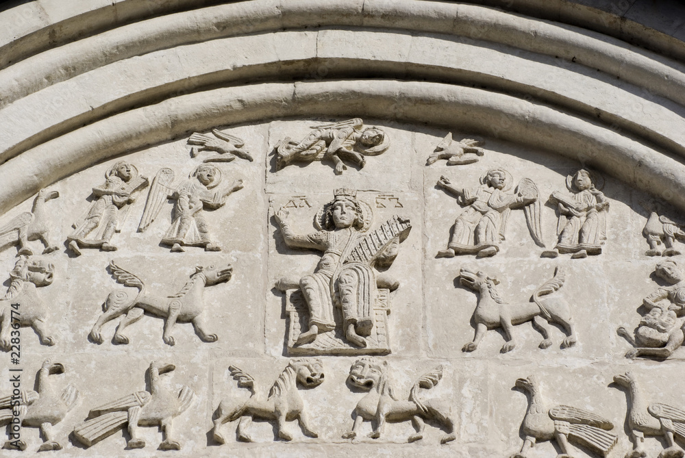 Stone carving. St Demetrius Cathedral (1193-1197) Stone carving. St Demetrius Cathedral (1193-1197)