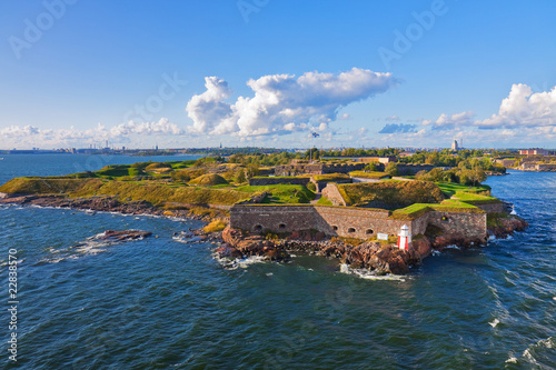 Suomenlinna fortress in Helsinki, Finland