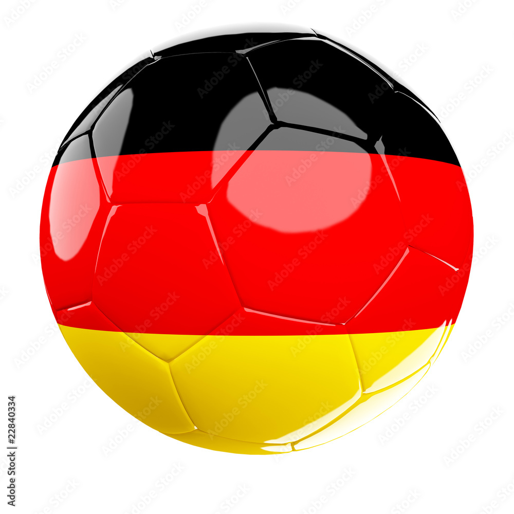 Fototapeta premium soccer ball of germany