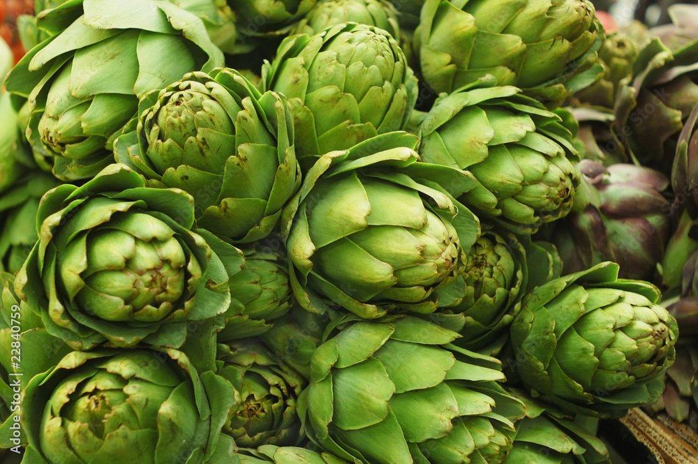 Fototapeta premium close up of artichoke