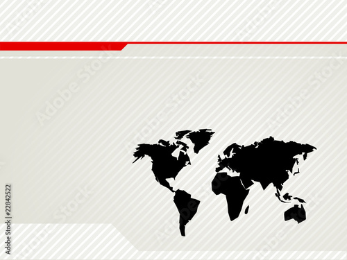 World Map Vector Back