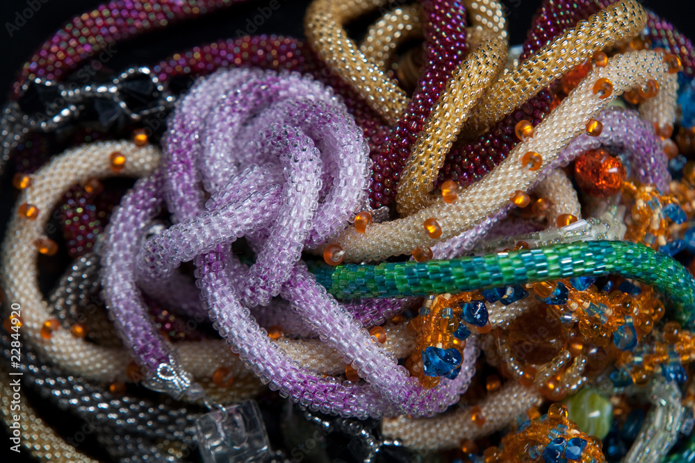 Obraz premium beads backgroung