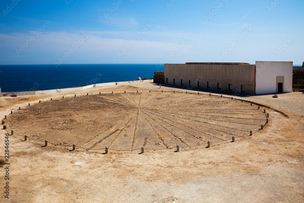 Steinkreis auf der Ponta de Sagres Steinkreis auf der Ponta de Sagres