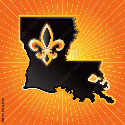 louisiana state orange starburst