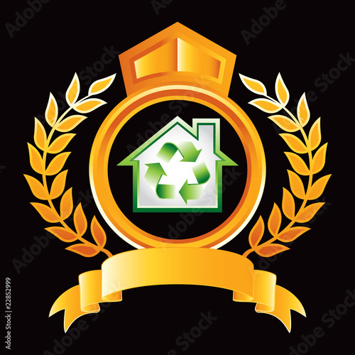 recycled home orange royal display