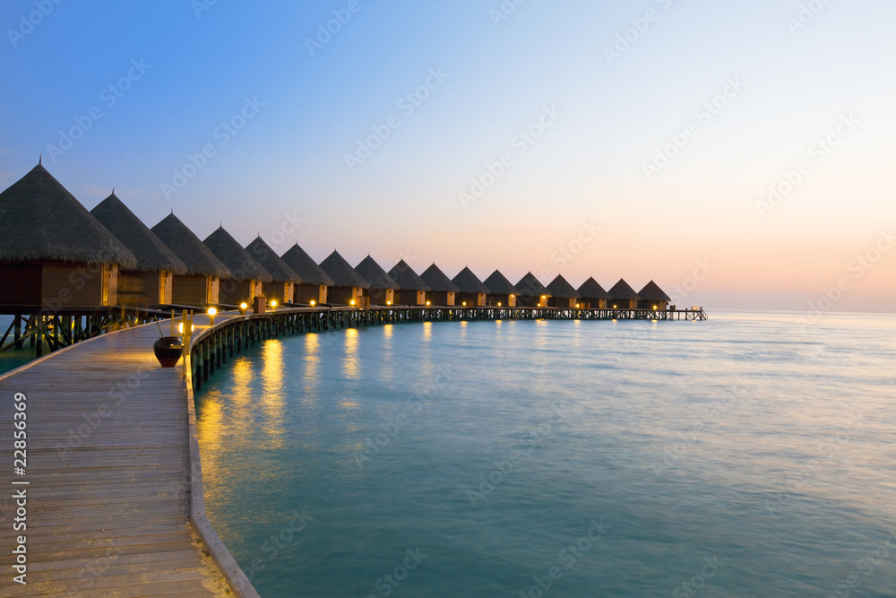 Fototapeta premium Island in ocean, Maldives