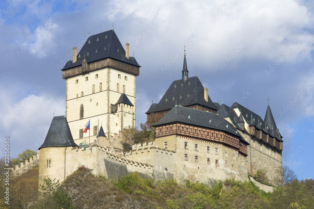 Karlstejn castle in Czech Republic
