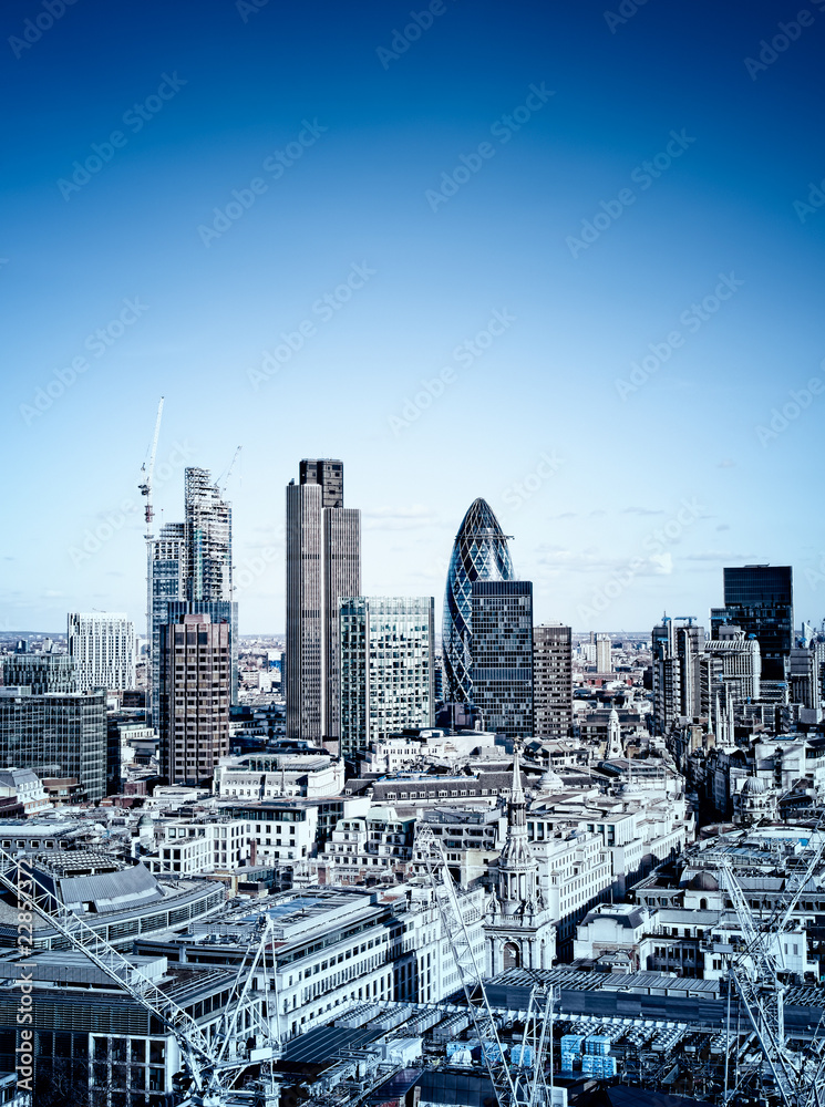 Obraz premium Toned picture of City of London .