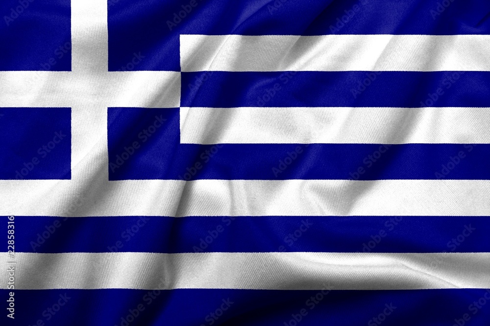 3D Flag of Greece satin 3D Flag of Greece satin
