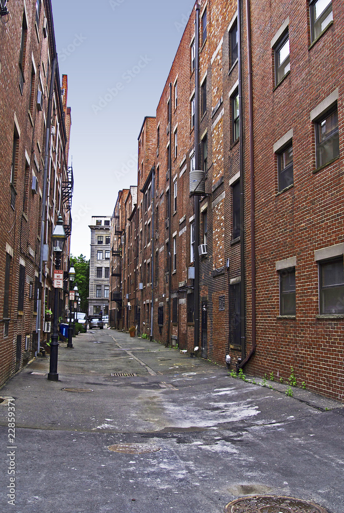 North End Alley in Boston