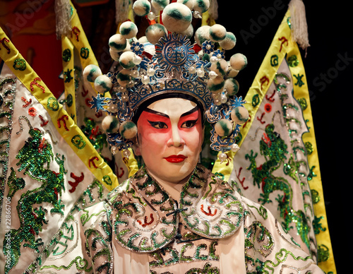 Εκτύπωση καμβά cantonese opera dummy