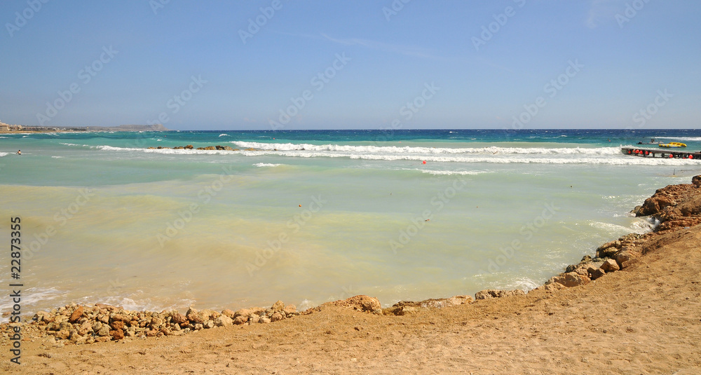 Leeren Strand in Ayia Napa - Zypern Leeren Strand in Ayia Napa - Zypern