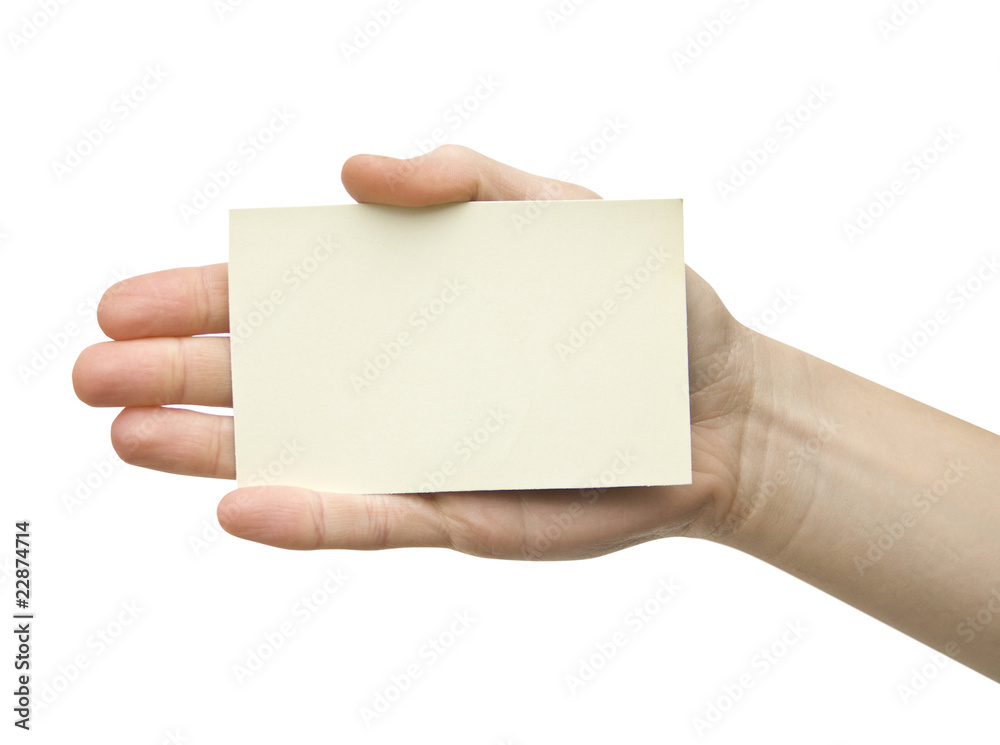 card blank