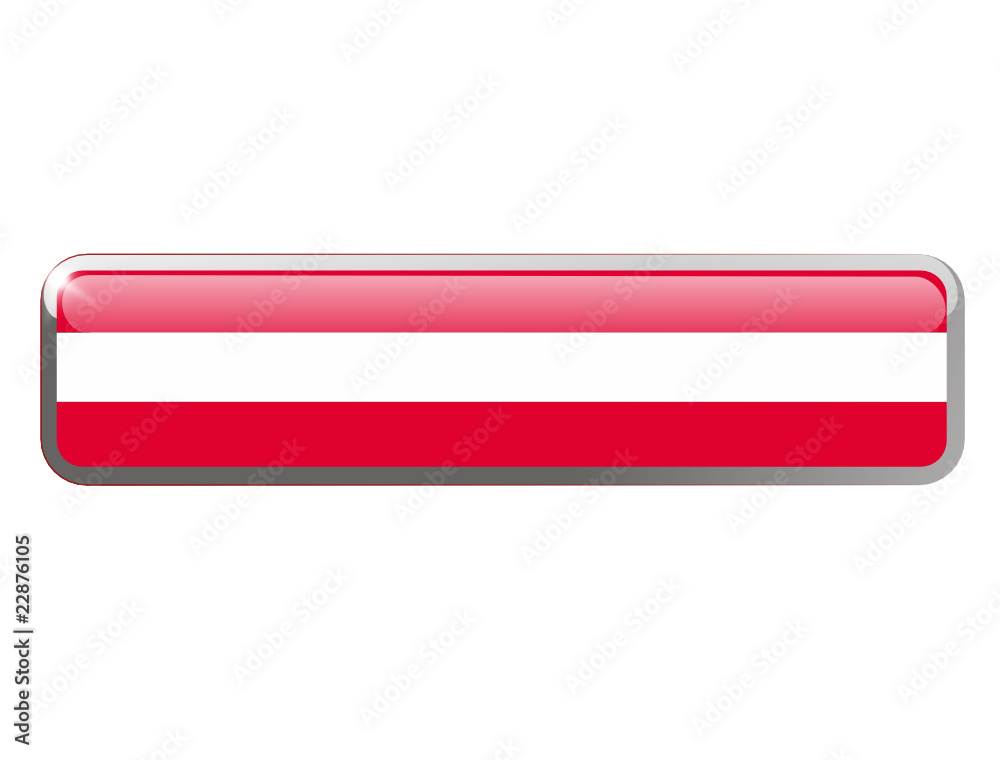 bouton web ou vignette drapeau de l'autriche design